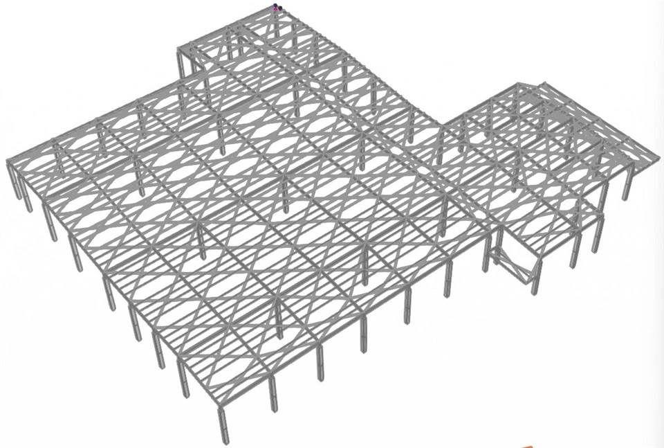 Peru Steel Roof Truss Project Material List And Structural Load Analysis factory