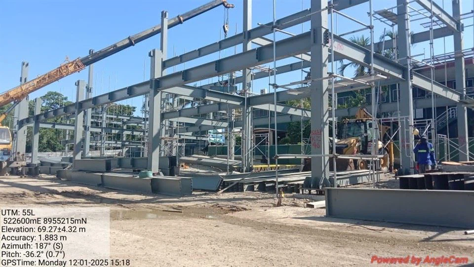 Structural Steel Frame Design For A 4-Story Hotel in Papua New Guinea high quality